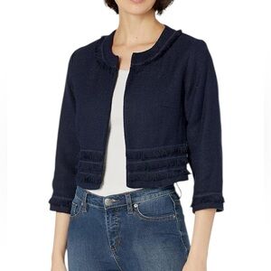 NWT Karl Lagerfeld crop jacket